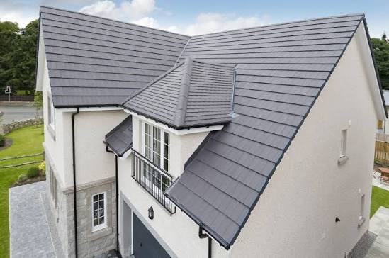 Full re-roof on a detached house